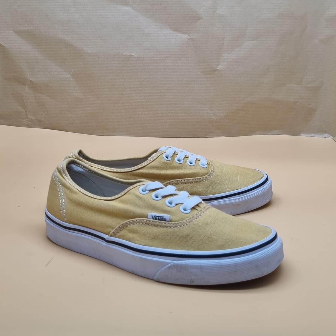 반스 어센틱 파스텔 옐로우 스니커즈230 상품이미지1