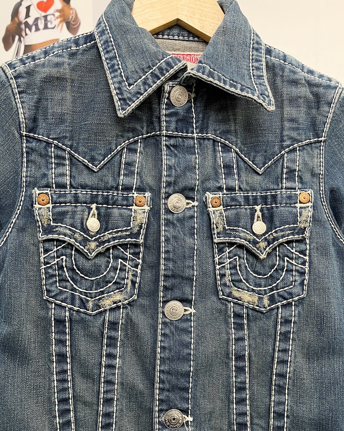트루릴리젼 Y2K 데님 트러커 자켓 상품이미지6