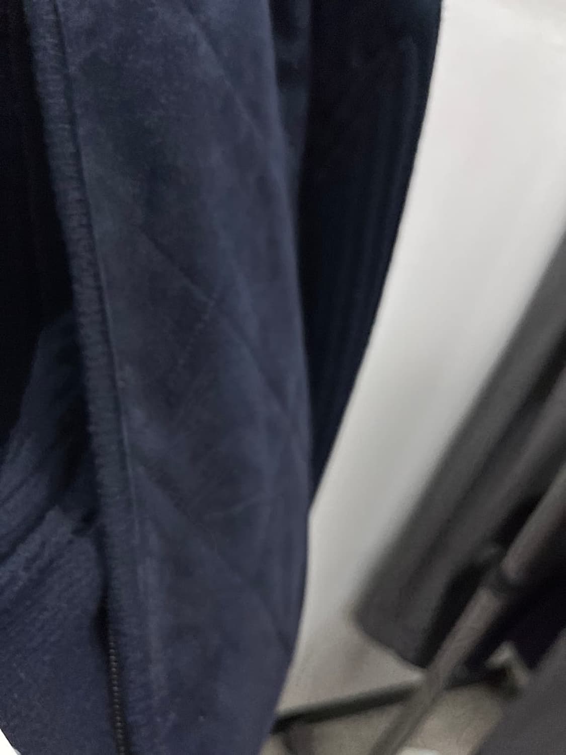 110) 폴스튜어트 스웨이드 누빔 니트집업 상품이미지5