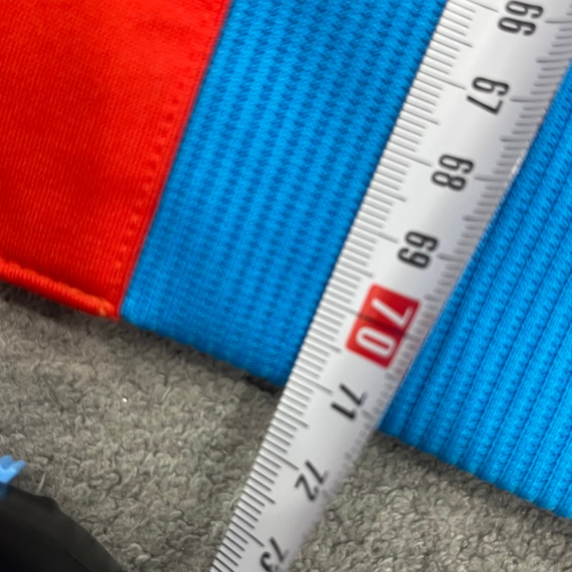 L 아디다스 레드 블루 삼선 트랙탑 져지 상품이미지8