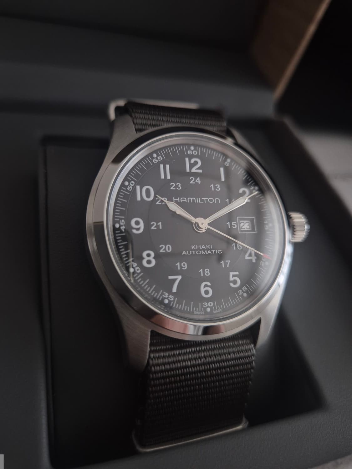 [해밀턴/새상품] 카키필드 오토 42mm 상품이미지1