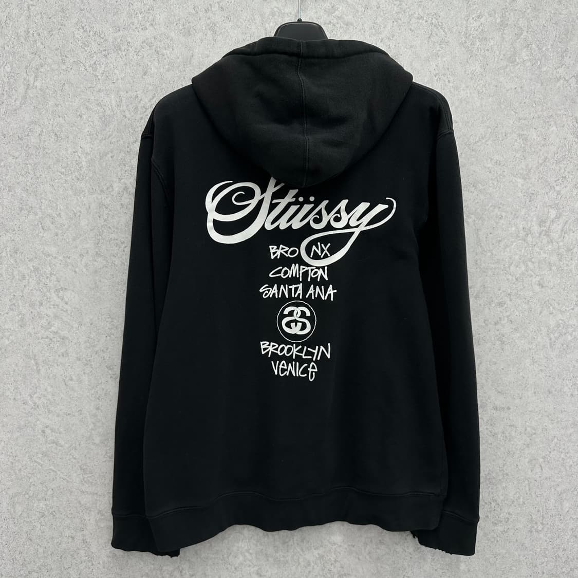 105 스투시 월드투어 남자 후드집업 상품이미지2