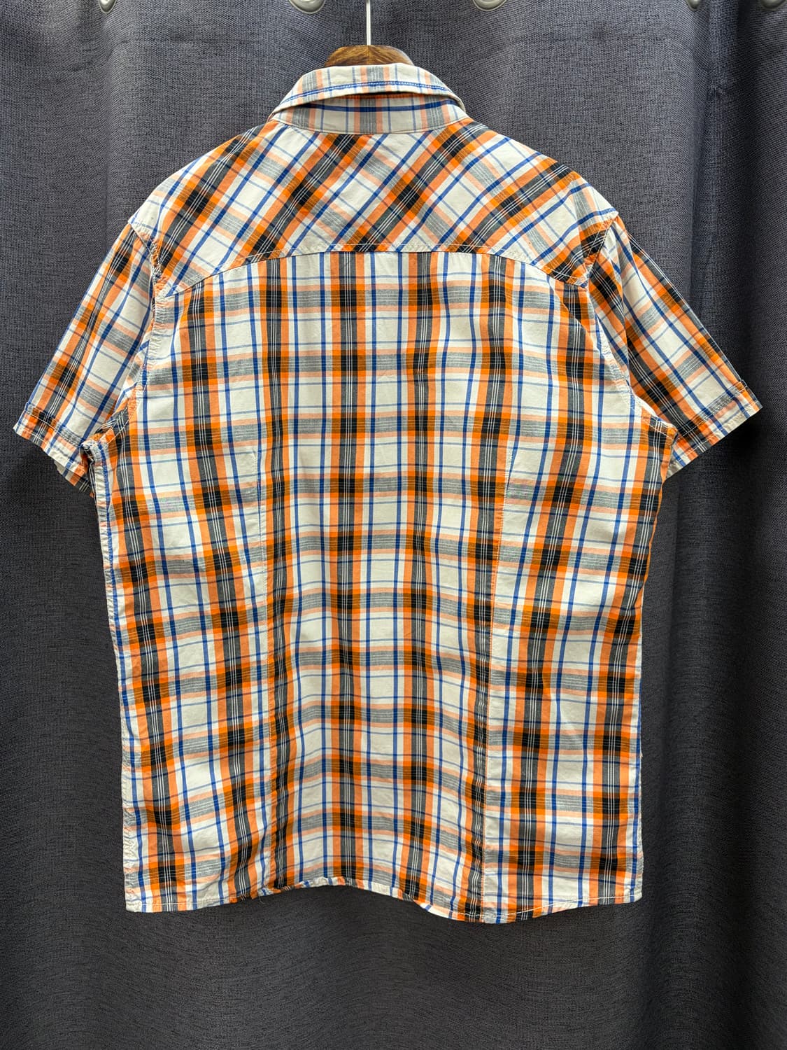 디키즈 usa 빈티지 반팔 체크 셔츠 상품이미지5