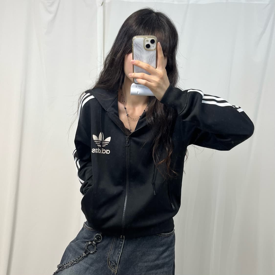 Adidas flock black jersey 상품이미지2