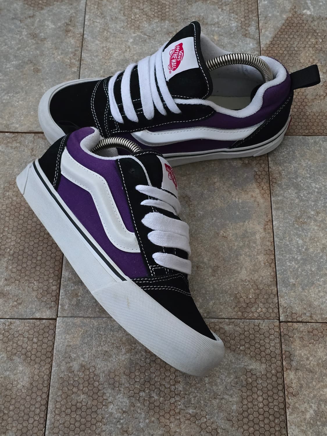 (230)반스 뉴스쿨 블랙 퍼플  상품이미지6