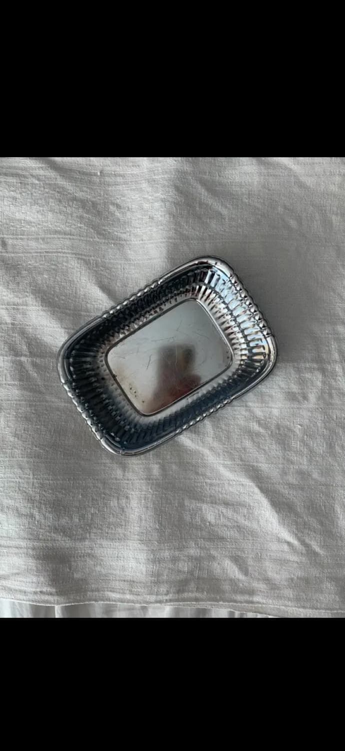 빈티지 스테인레스 트레이  상품이미지1