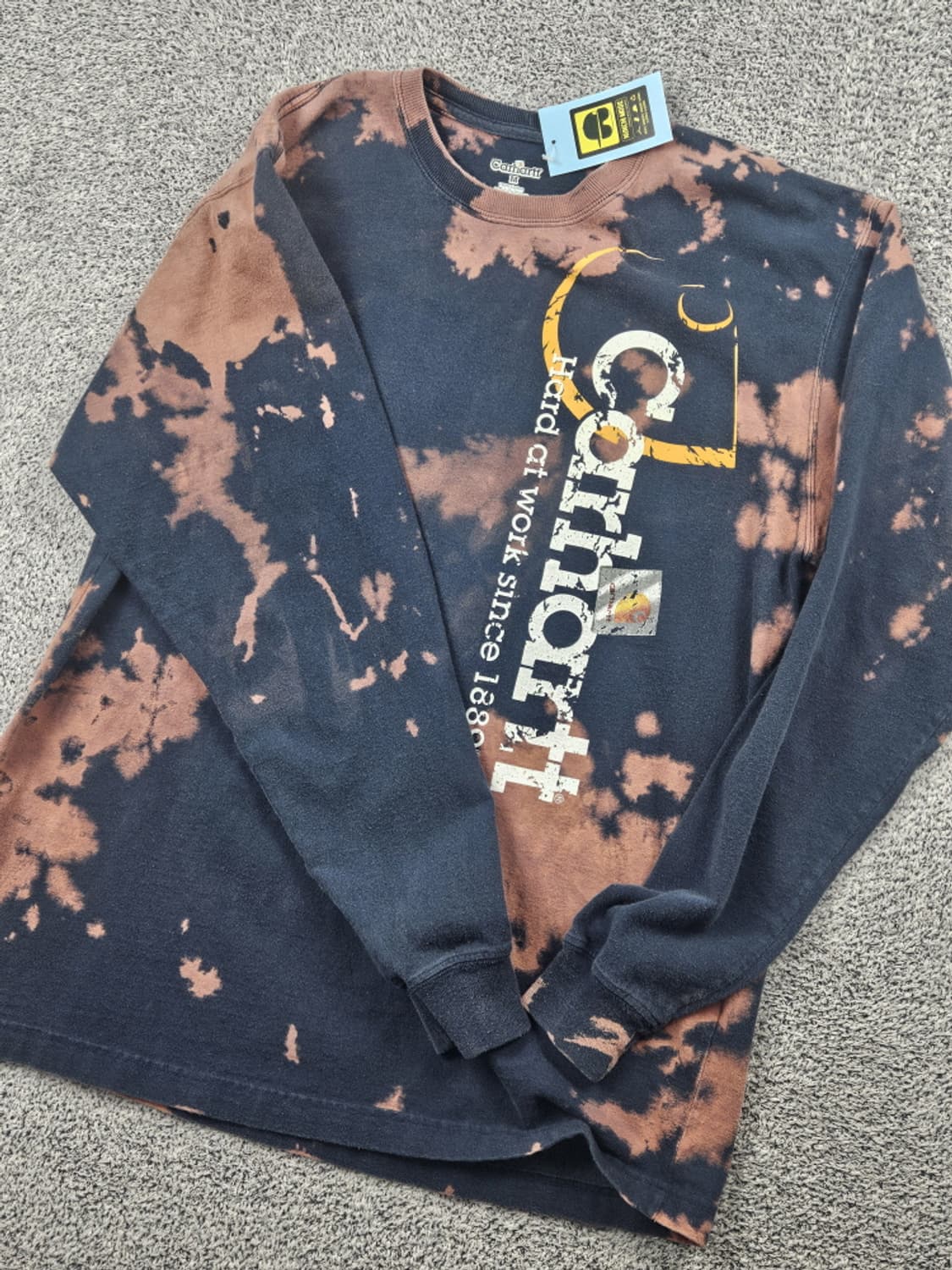 칼하트 다잉 워시드 커스텀 롱 슬리브 ( M ) / 10567 상품이미지10