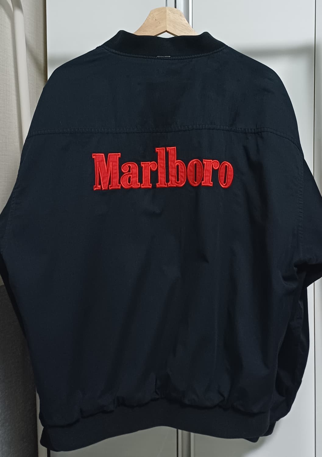 👀 90s 말보로 리버시블 봄버 자켓 - 블랙 상품이미지2