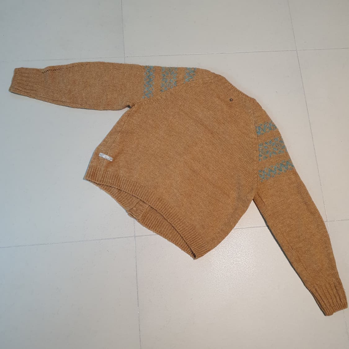 써스데이아일랜드 눈꽃 자가드 가디건 상품이미지7