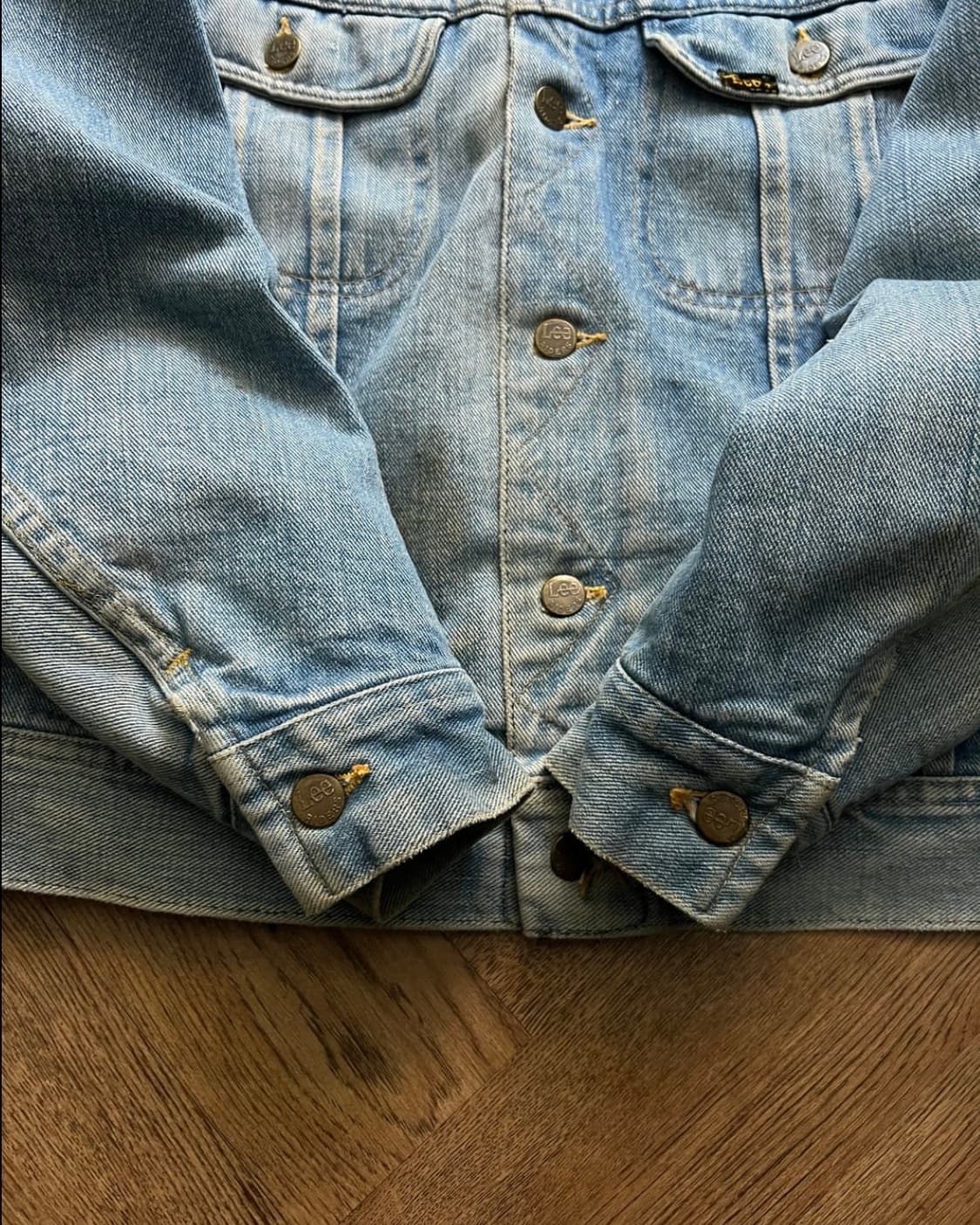 70's Lee 스톰라이더 블랭킷 데님 트러커 자켓 상품이미지4