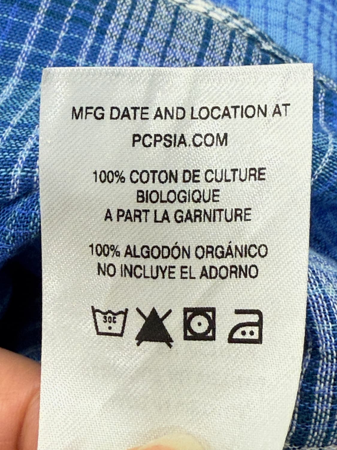 Patagonia Blue Plaid Classic Shirt 상품이미지6