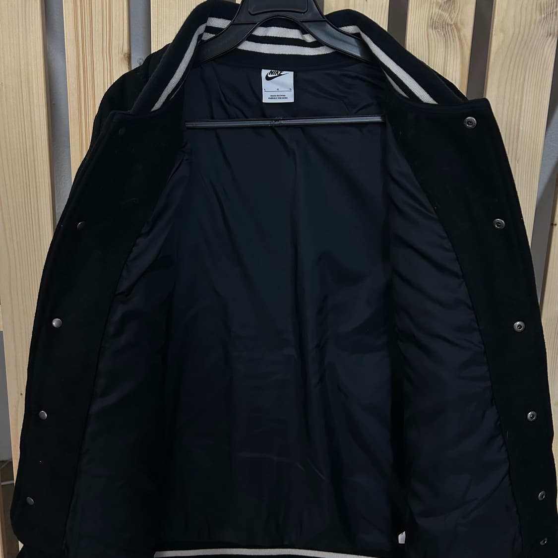 (L) 나이키 NSW 어센틱 바시티 자켓 상품이미지4