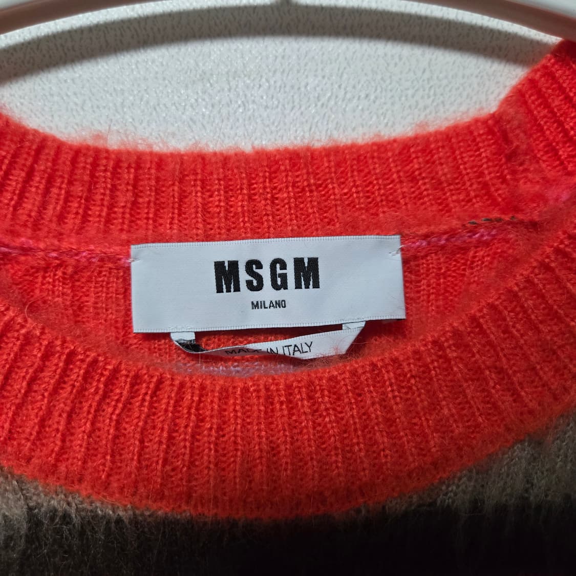 MSGM 모헤어 반팔 니트 / 여성 니트/ 여자 반팔니트 상품이미지2