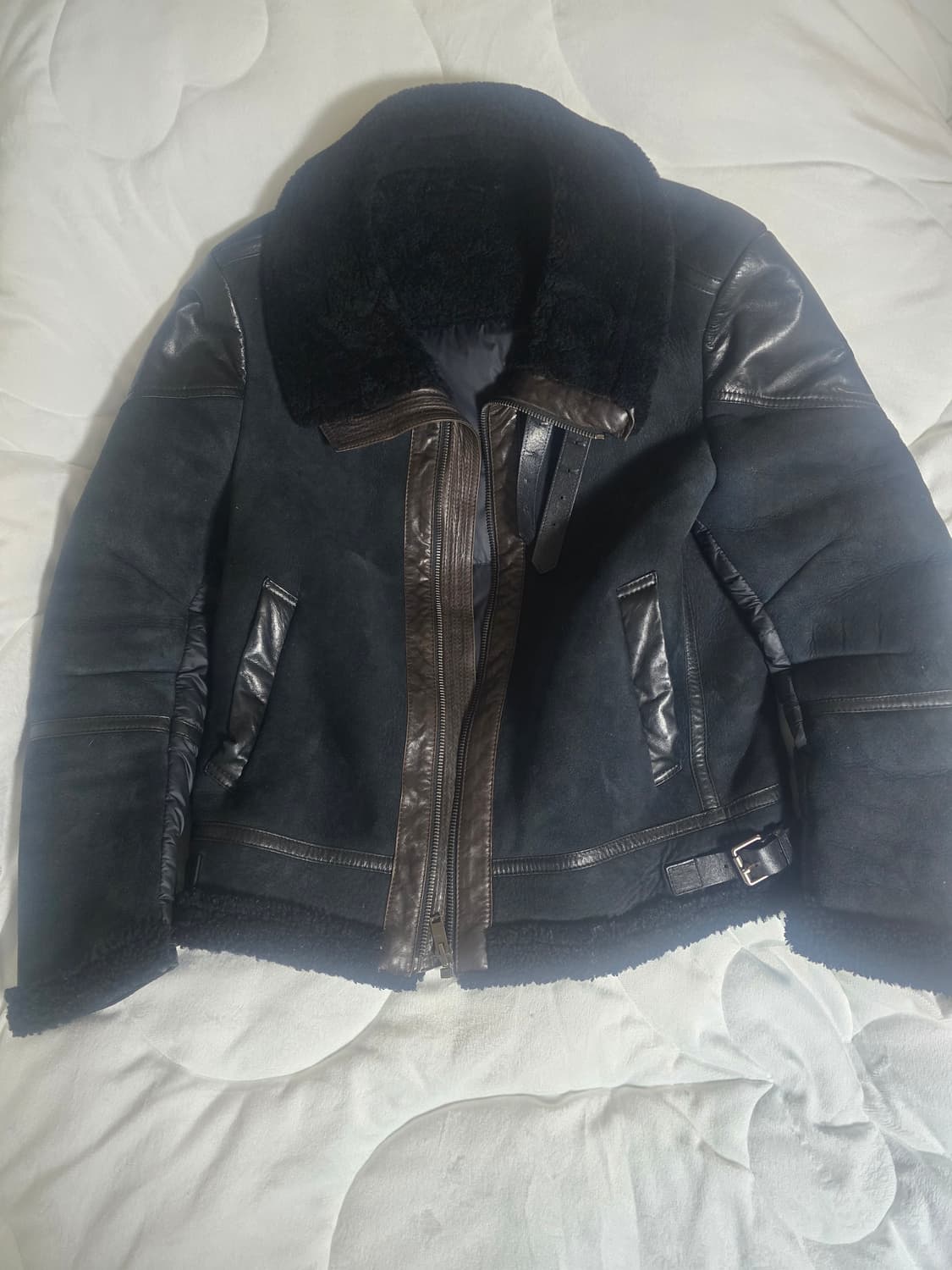 질스튜어트 뉴욕의 오일워시드 쉽스킨 무스탕(매장가198만원,105사이즈) 상품이미지3