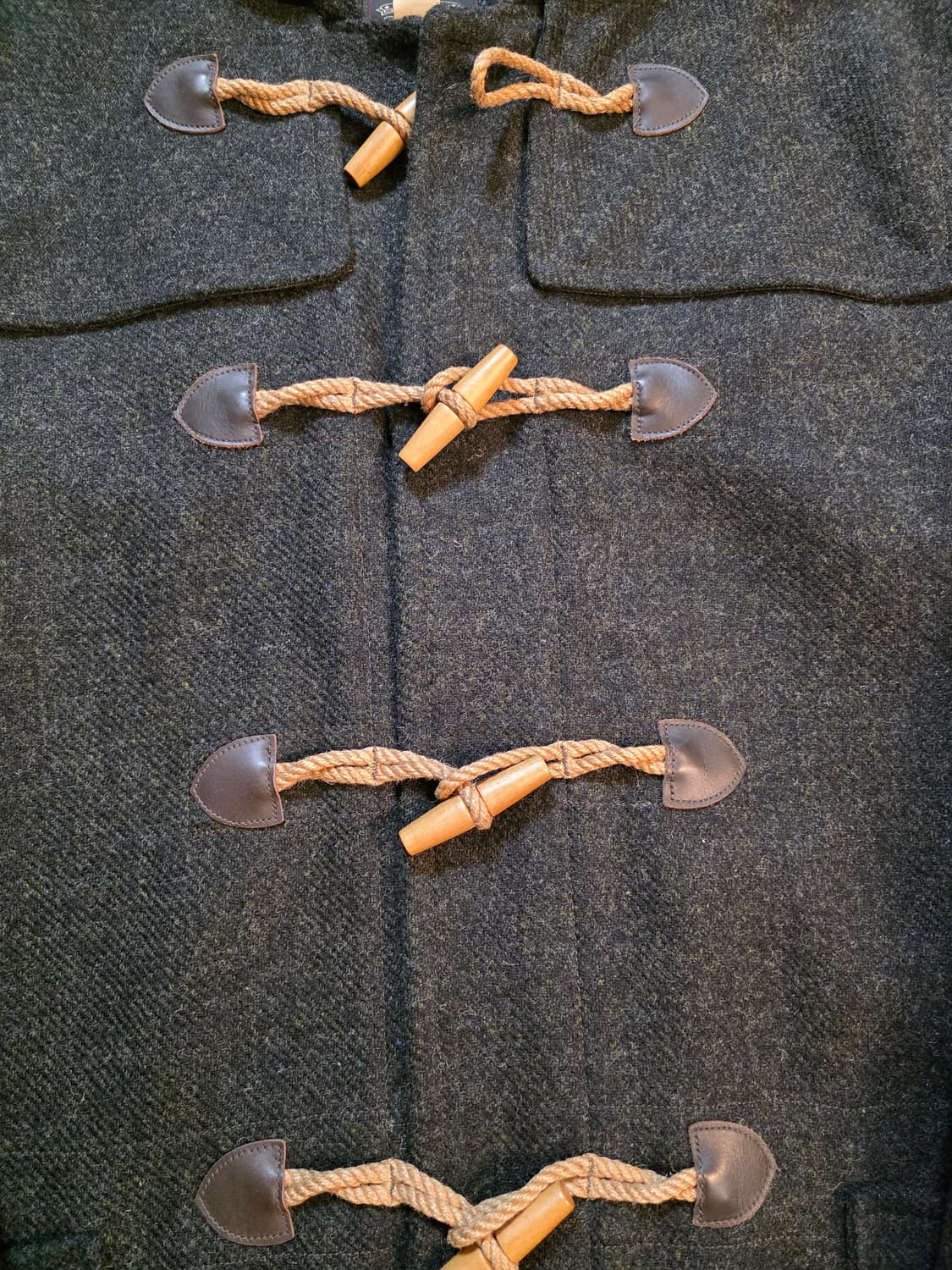 RRL 랄프로렌 / 멜란지 울 헤비 더플코트 XXL 상품이미지3