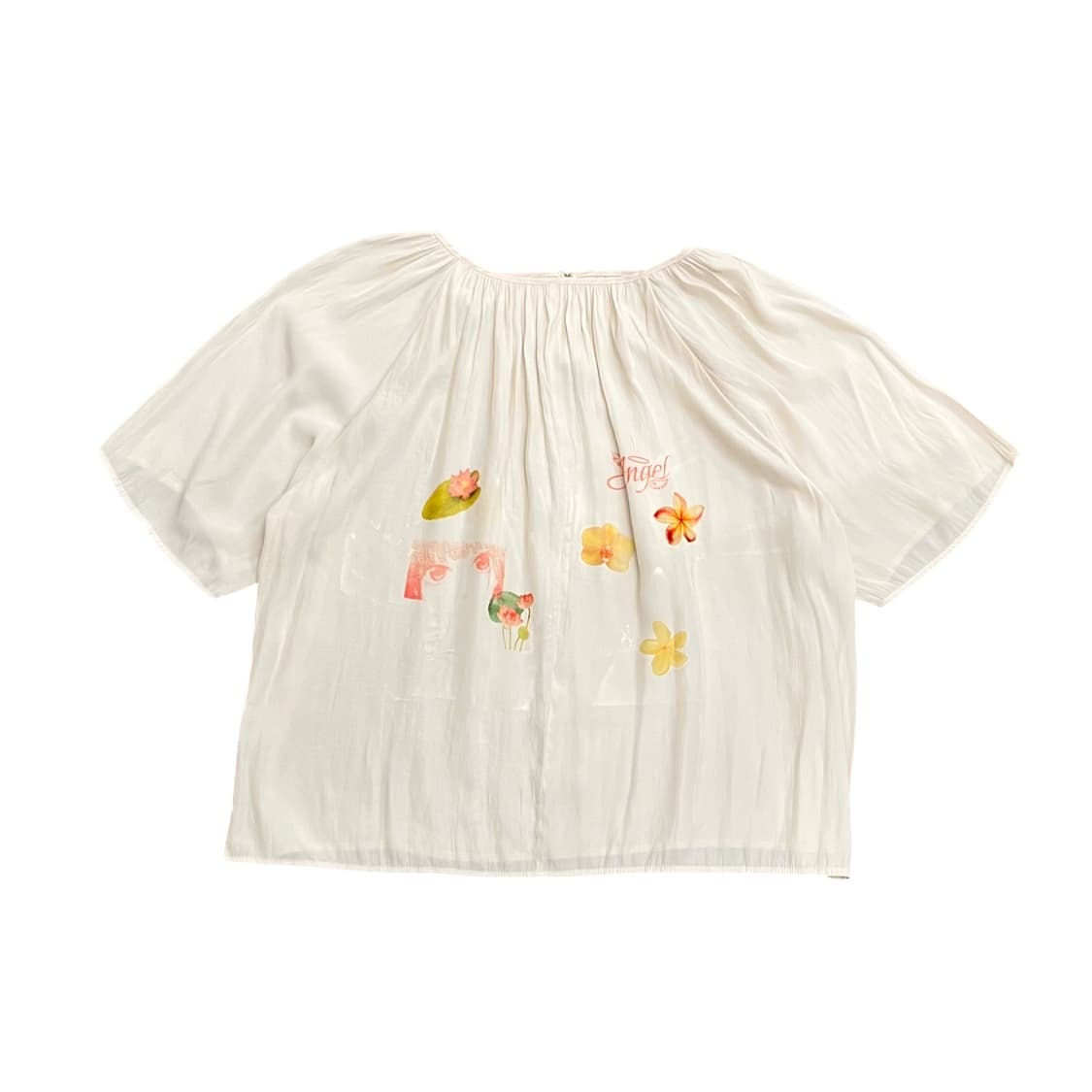 Angel Flower Archiving Ivory Short Blous 상품이미지2