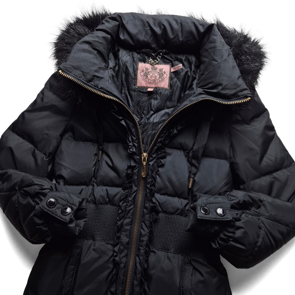 [S] 쥬시꾸뛰르 후드패딩 y2k 상품이미지2