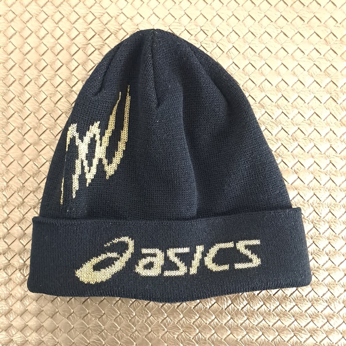 Vintage ASICS Logo Knit Beanie P1997 상품이미지5