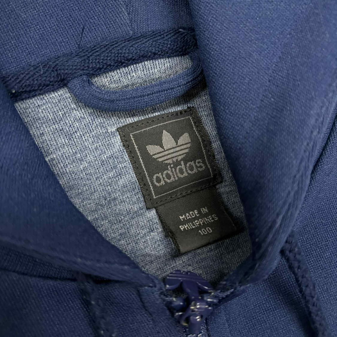 아디다스 네이비 빅유로파 후드 플락 트랙탑 희귀져지(100) 상품이미지4