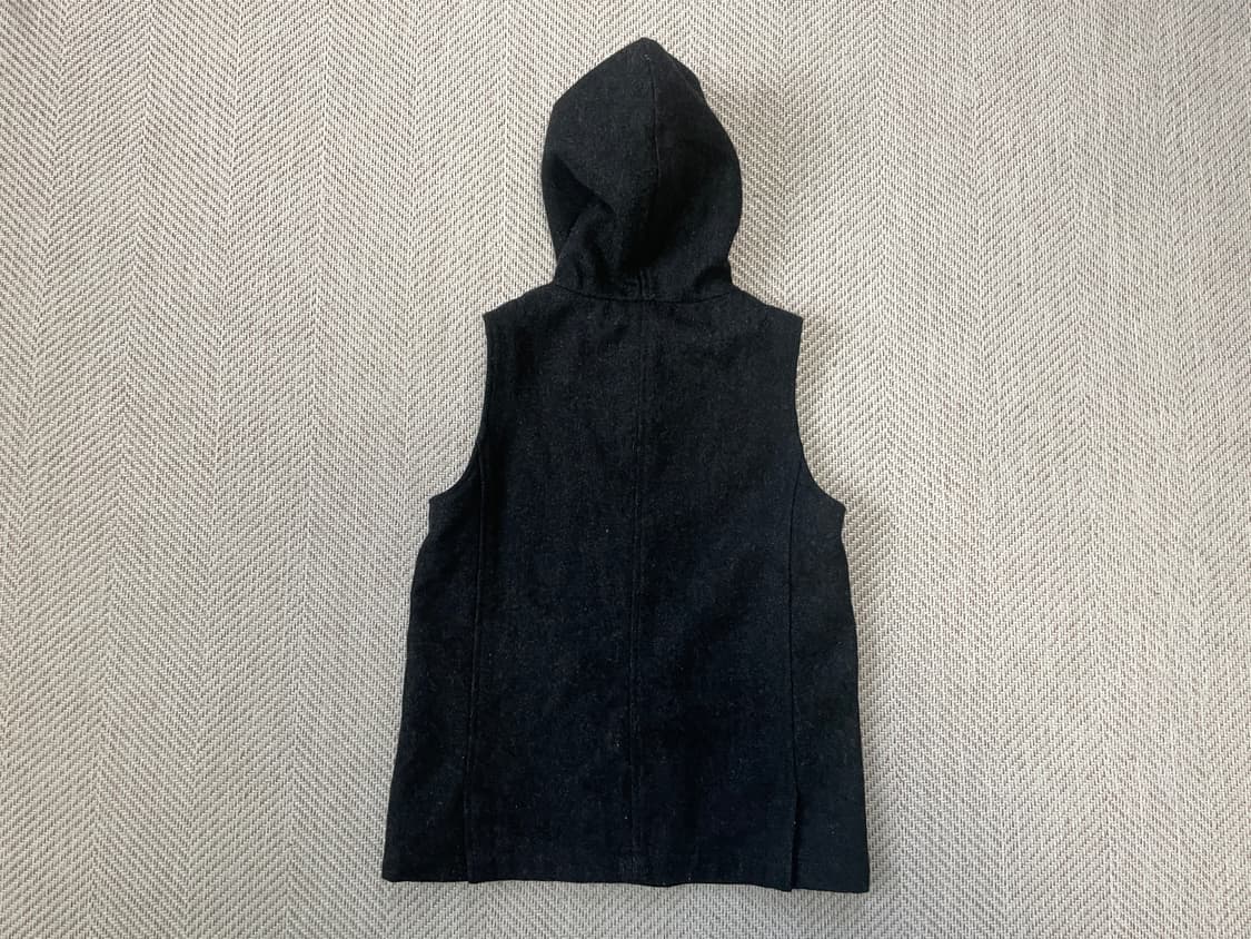 빈티지 켈렌 다크그레이 후드 울 베스트  J03733 상품이미지7