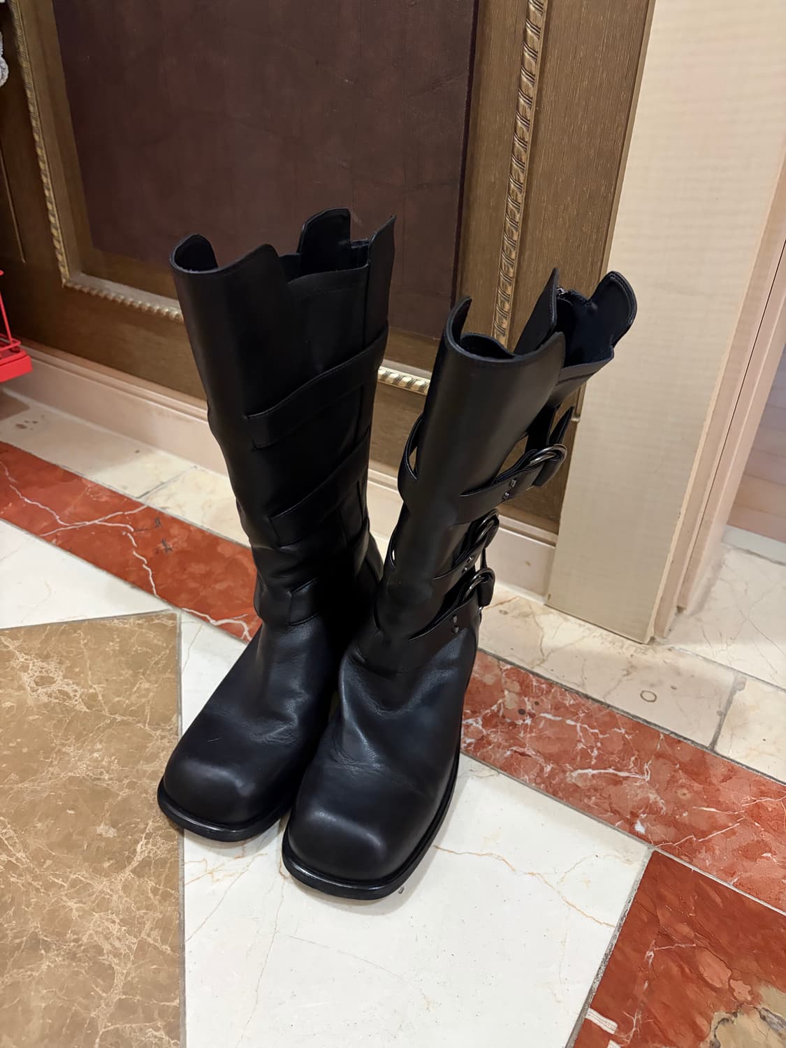 이크닉 000 3-buckle biker boots 부츠 상품이미지5