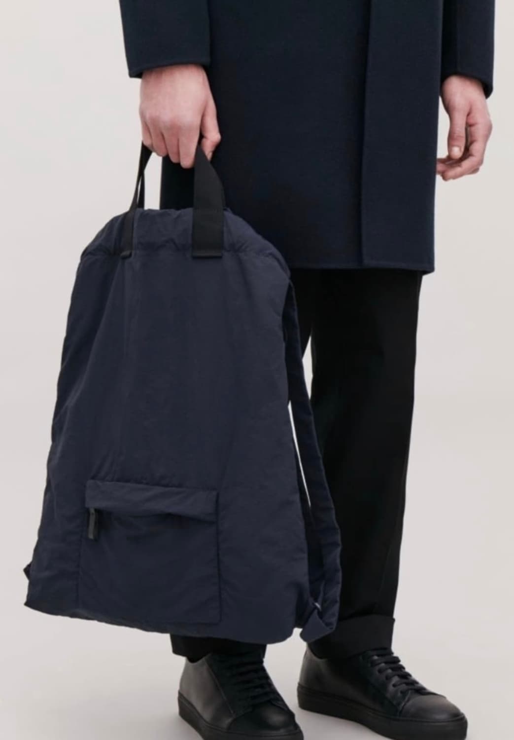 COS 코스 나일론 테크니컬 드로우스트링 백팩 가방 네이비 상품이미지2