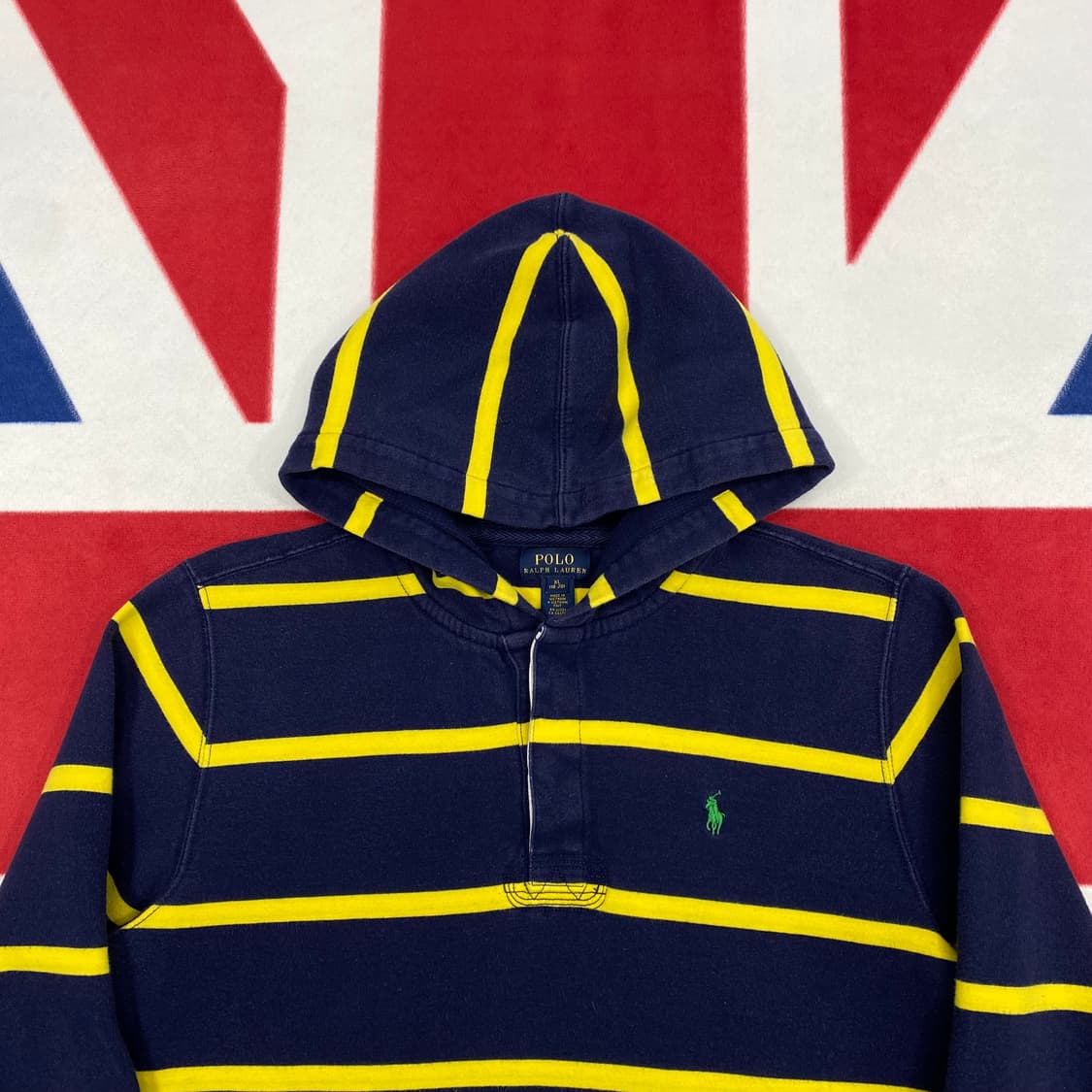  폴로 후드티  실측 S  상품이미지3