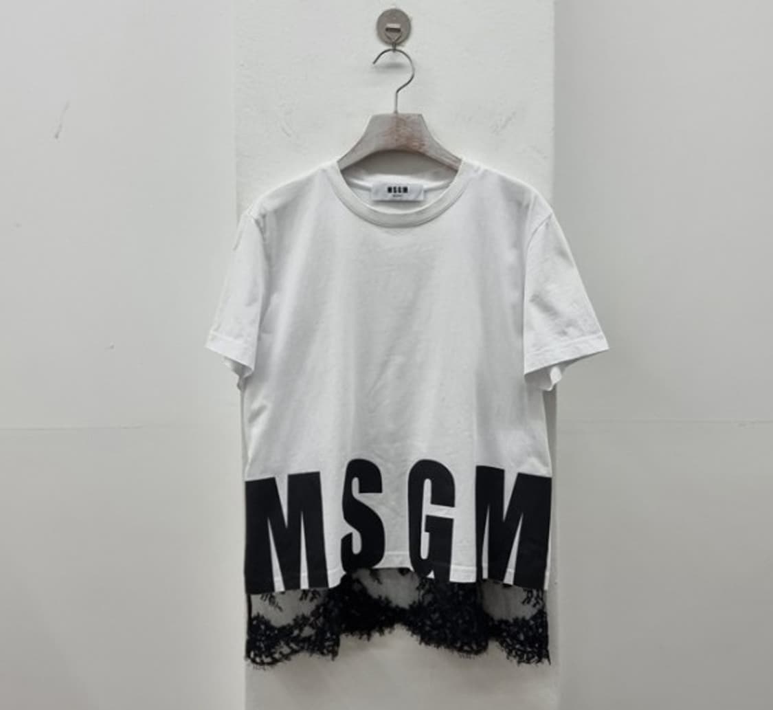 MSGM (44~55) 레이스 티셔츠 상품이미지1