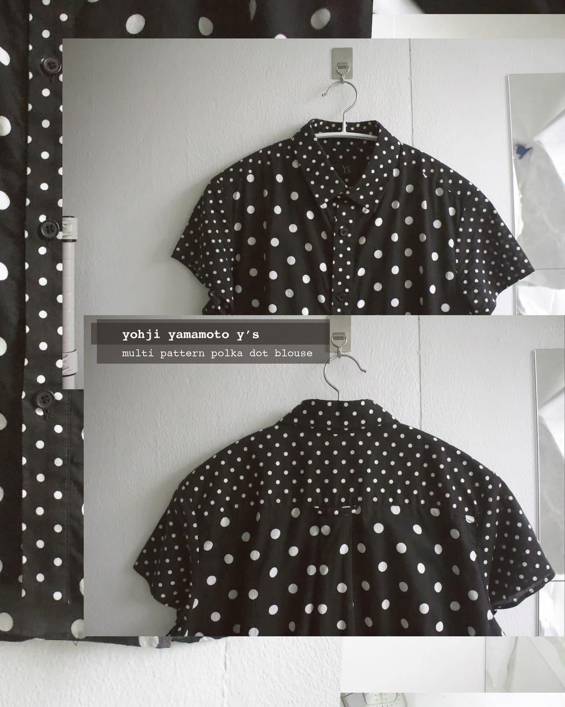 multi pattern polka dot blouse  상품이미지1