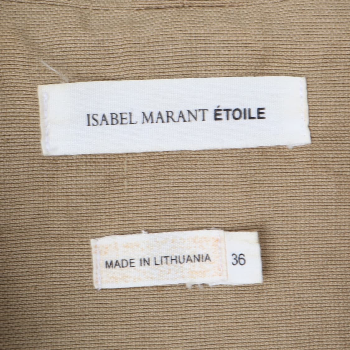 이자벨마랑 린넨 베이지 더블 트렌치 코트 상품이미지8