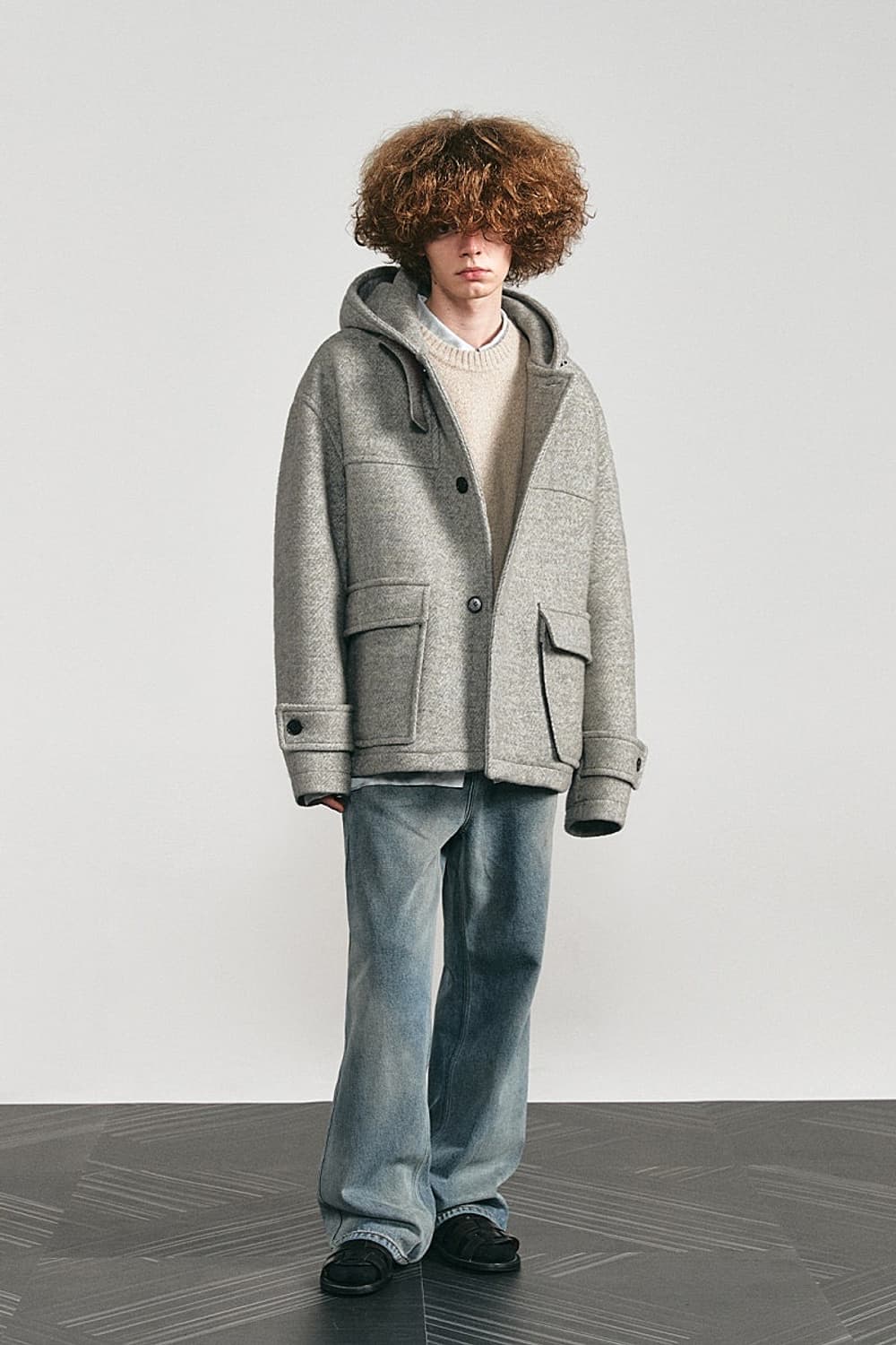 엘무드 폴라베어 숏 후드코트 46 상품이미지1