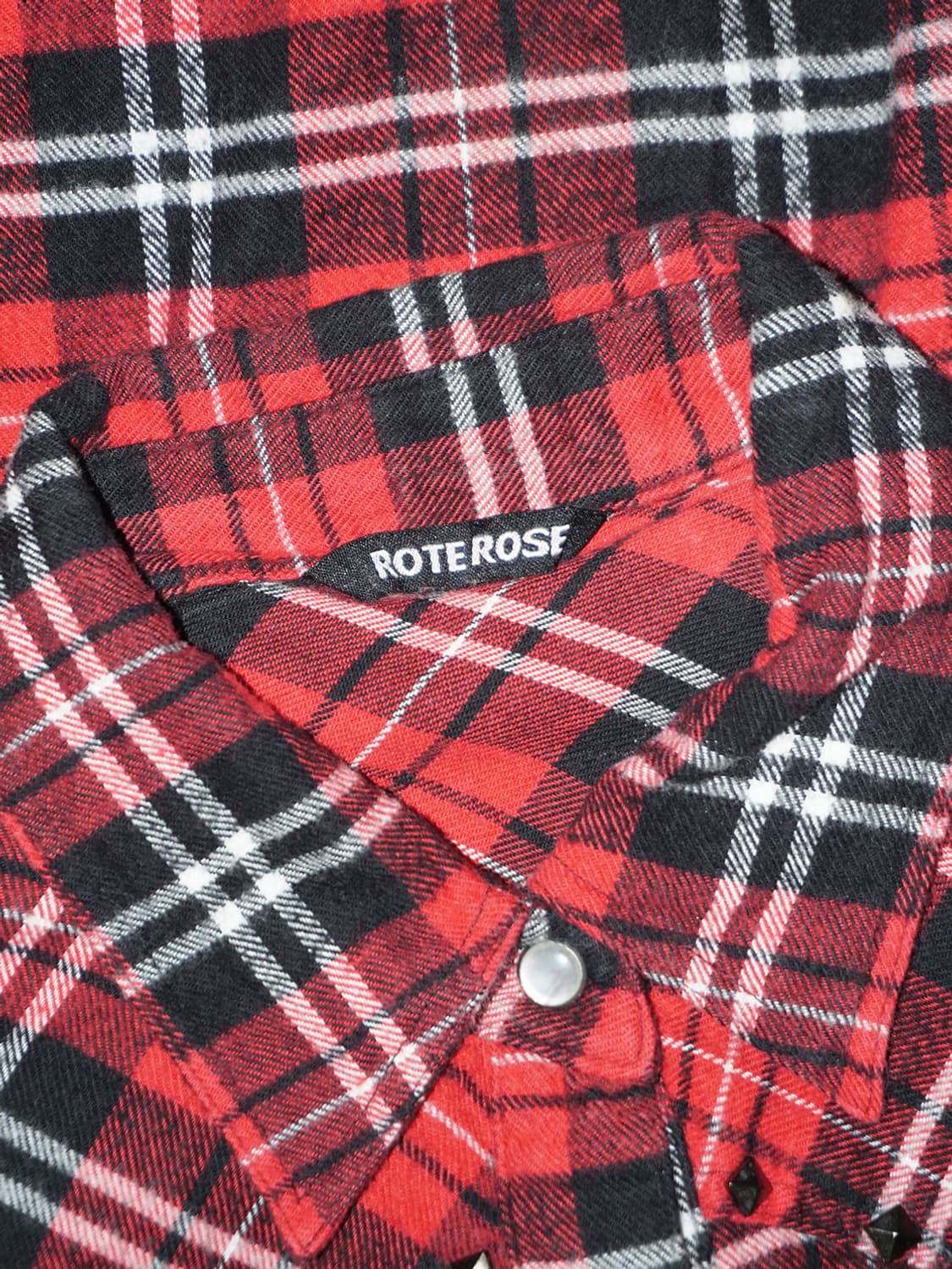(rote rose) punk stud flannel  상품이미지5
