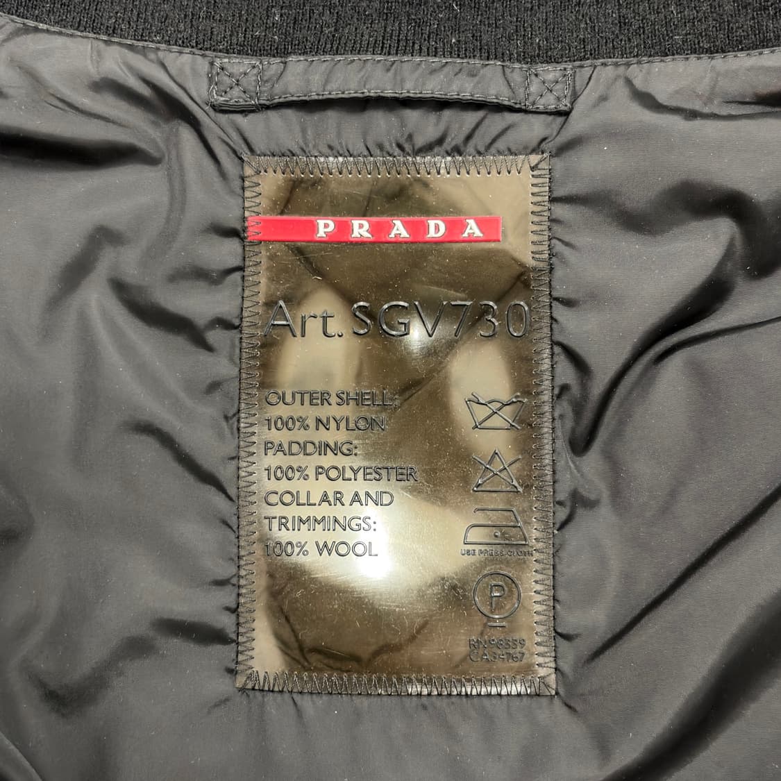 프라다 스포츠 하이넥 나일론 자켓 상품이미지5
