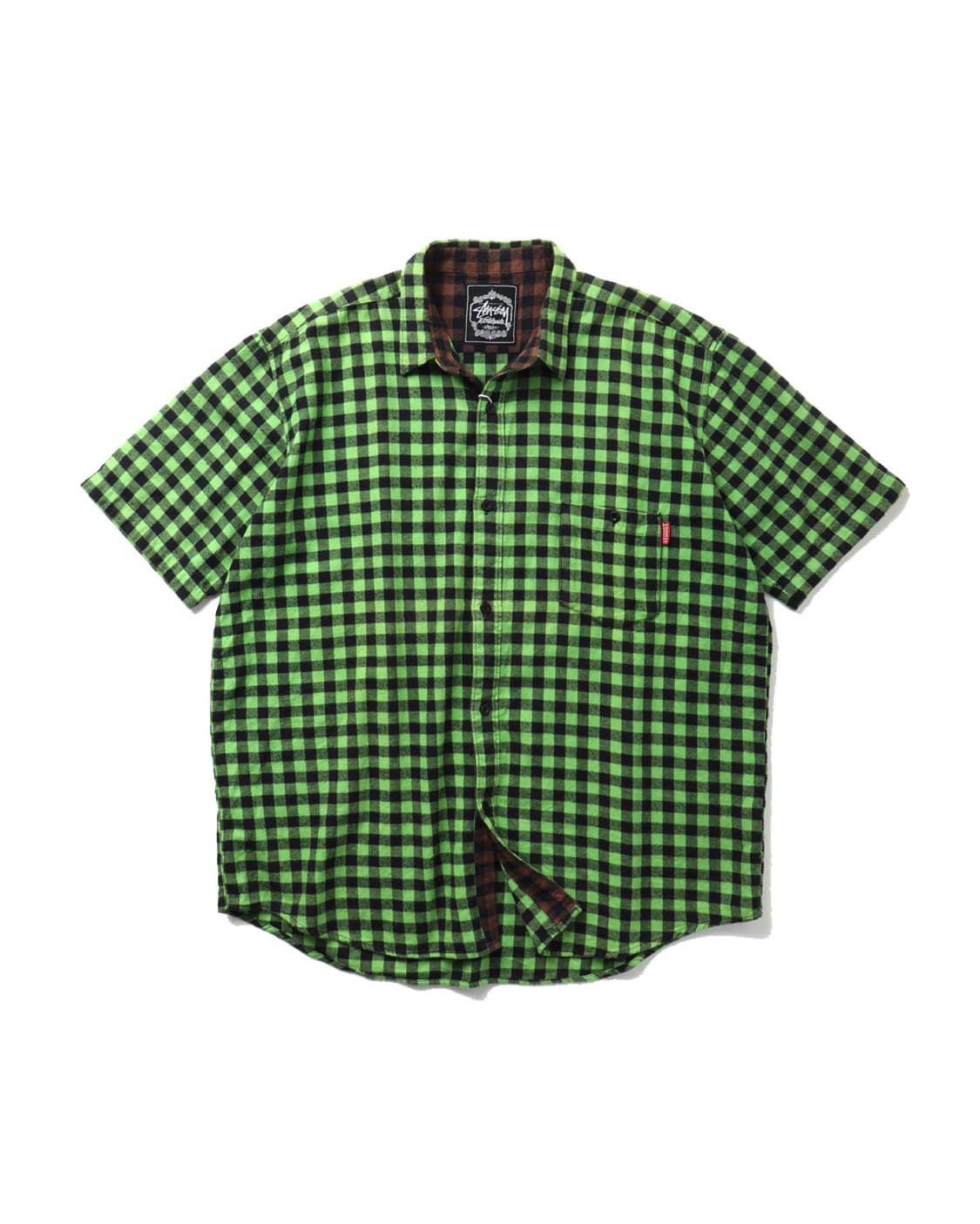 스투시 STUSSY Gingham Check S/S Shirt 상품이미지1