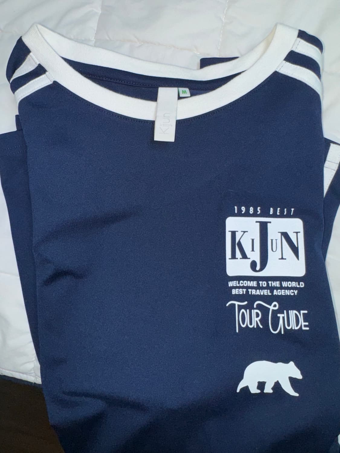 Kijun 풋볼티셔츠 네이비 상품이미지4