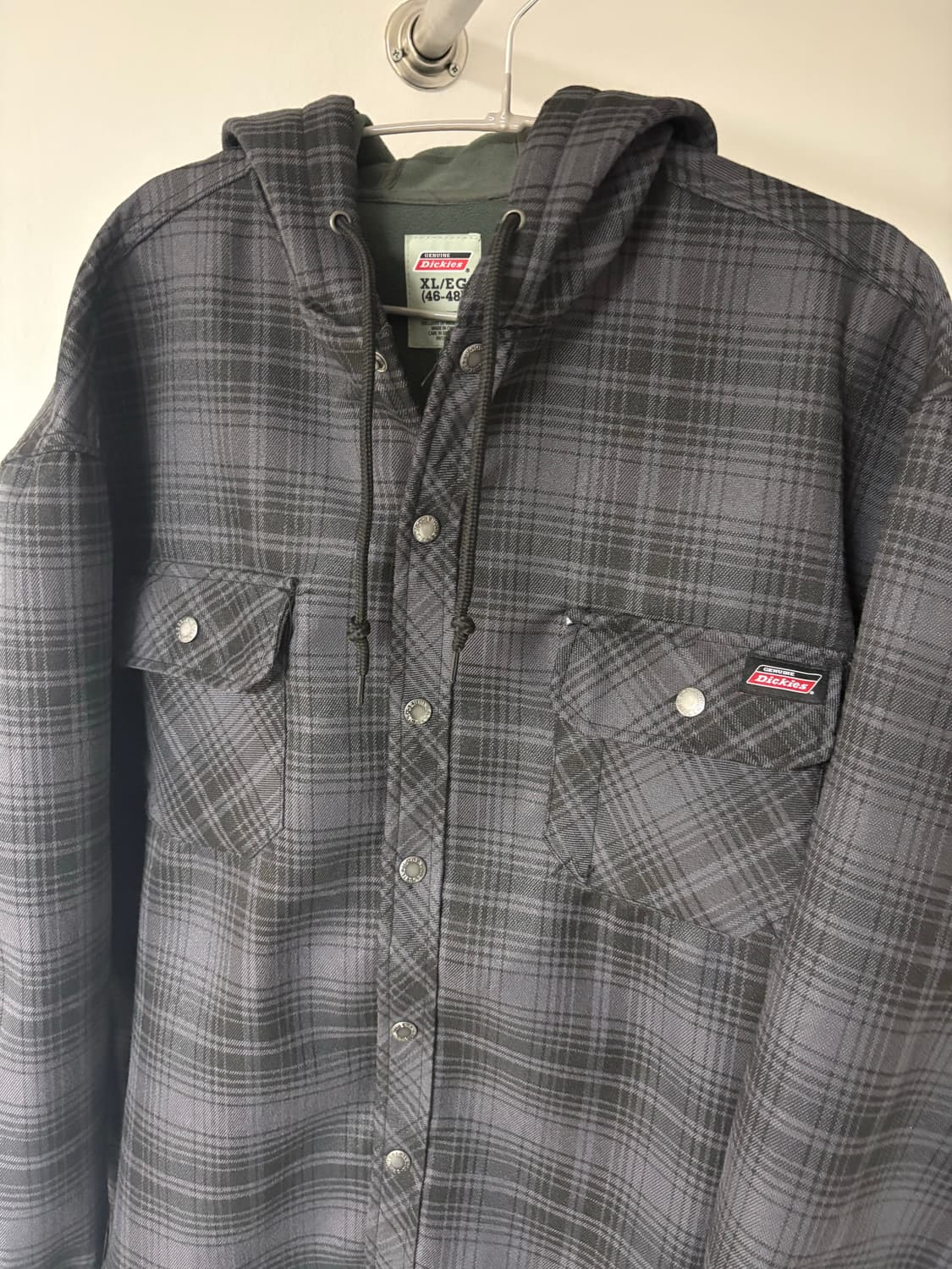 디키즈 플리스 후드 셔츠 자켓 상품이미지1