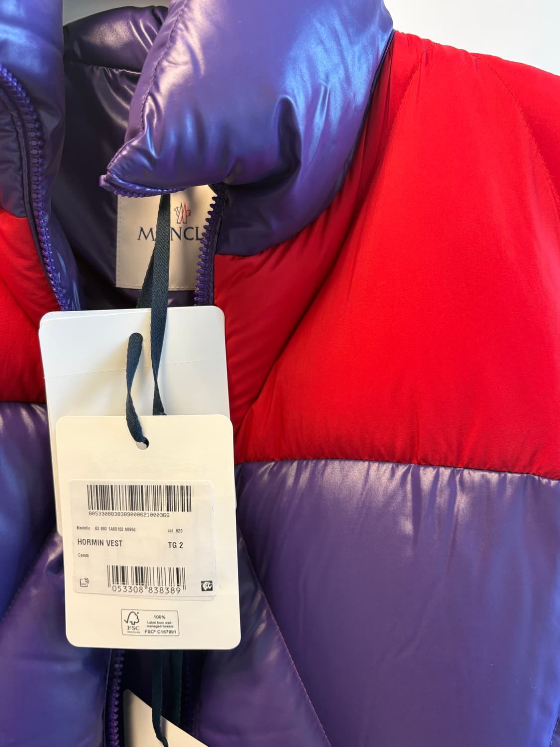 몽클레르 여성 Hormin 패딩 조끼 새상품 상품이미지3