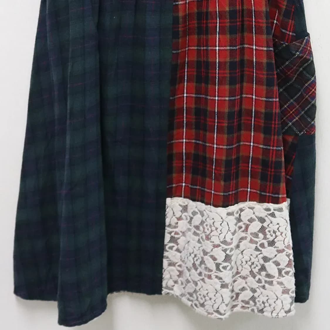 BREERY NOTE 체크 패치워크 롱 스커트 63660 상품이미지6