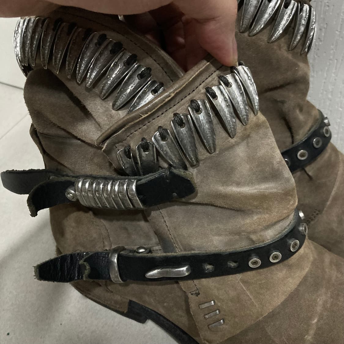 A.S.98 메탈 스트랩 웨스턴 부츠 상품이미지5