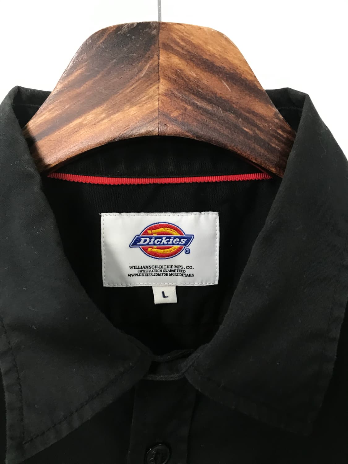 디키즈 트레셔 백로고 블랙 반팔 셔츠 상품이미지7