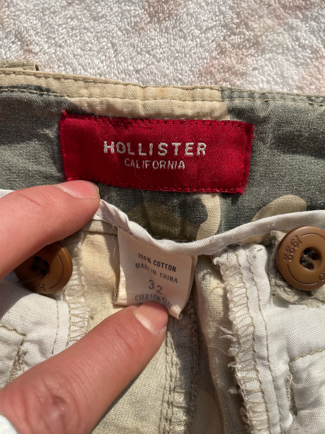 홀리에스터 밀리커리 카모 카고팬츠 상품이미지9