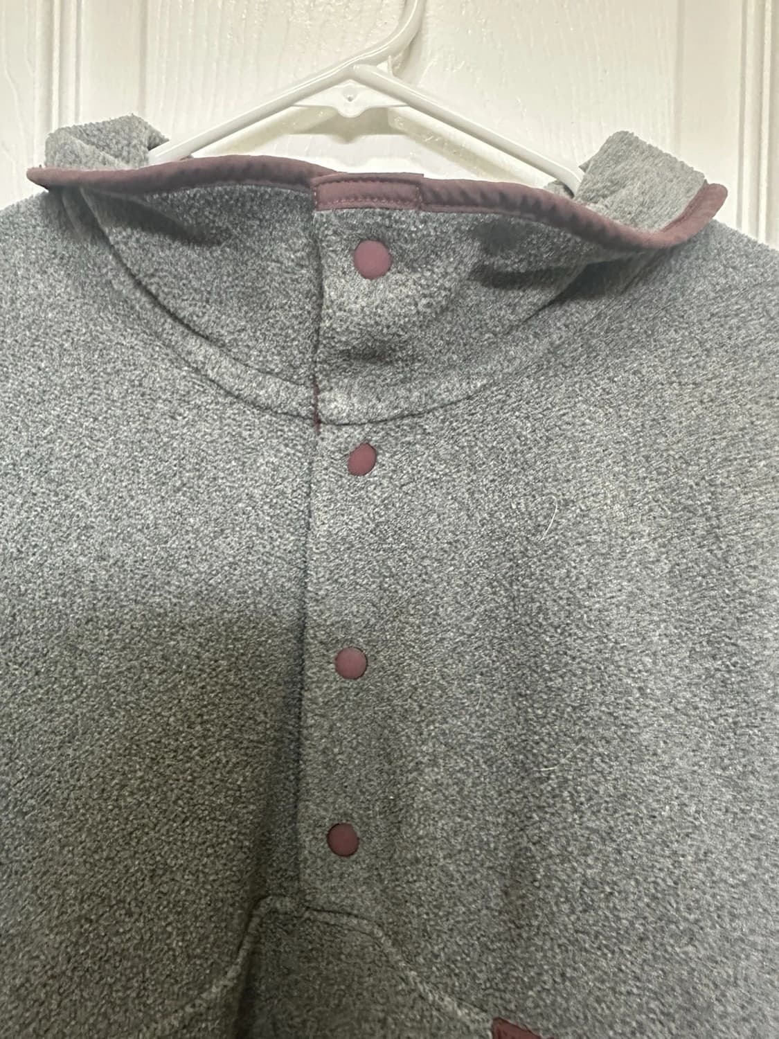 00s 파타고니아 신칠라 스냅-T 그레이/버건디 상품이미지2