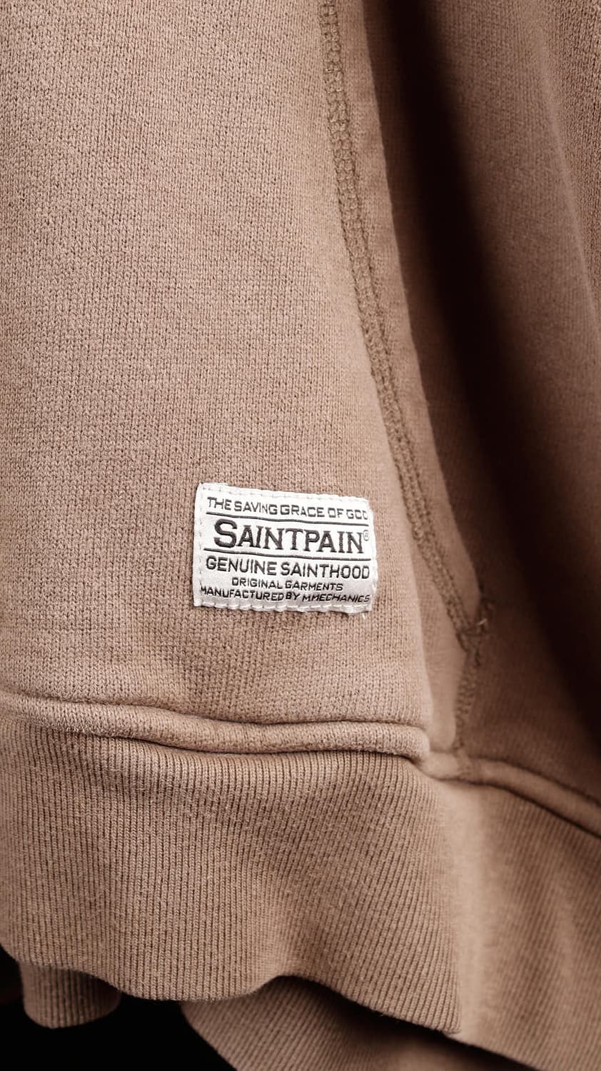 세인트페인 하프집업 후드티 상품이미지4