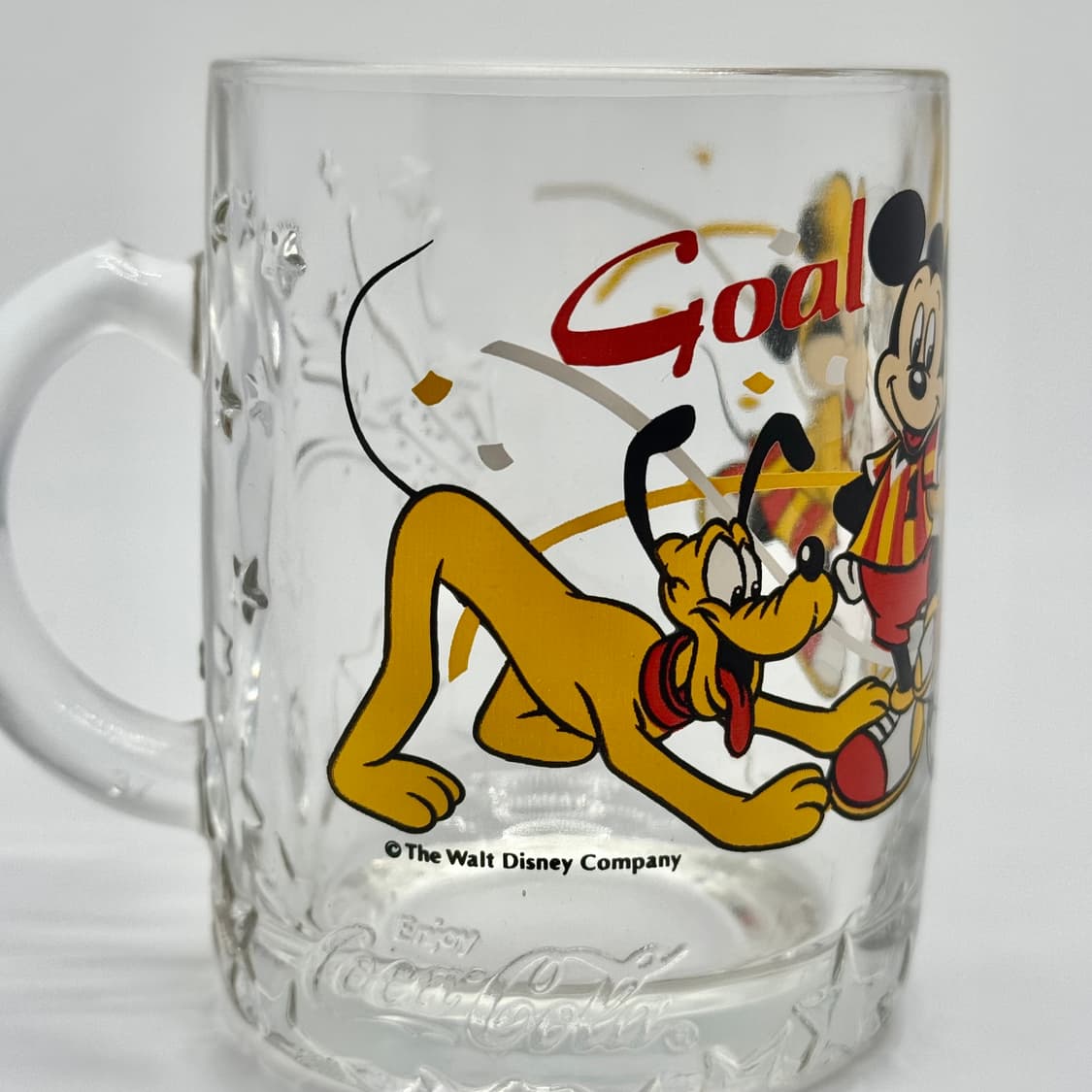 일본빈티지 | Disney soccer vintage glass mug 상품이미지4