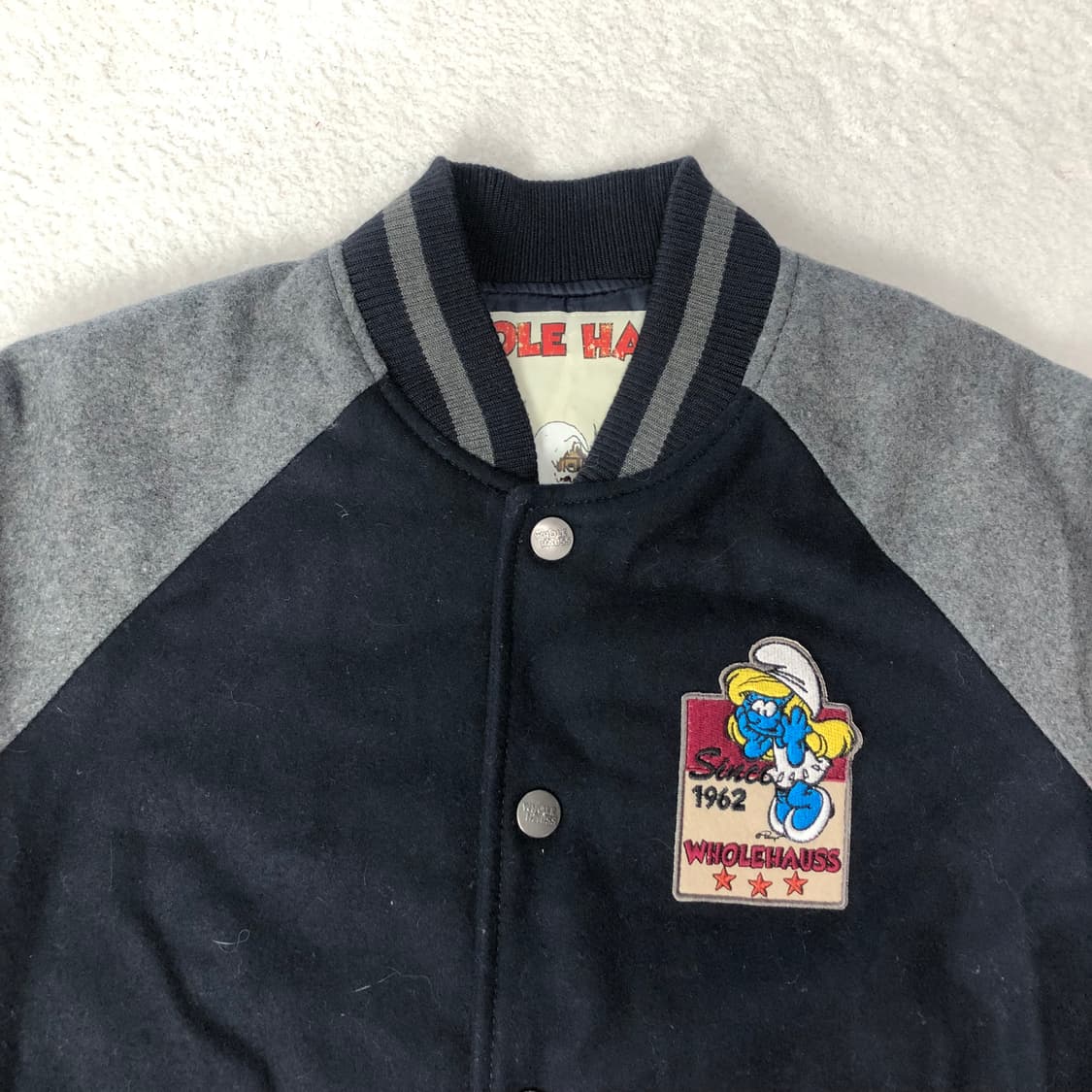 홀하우스 스머프 바시티 자켓 상품이미지3