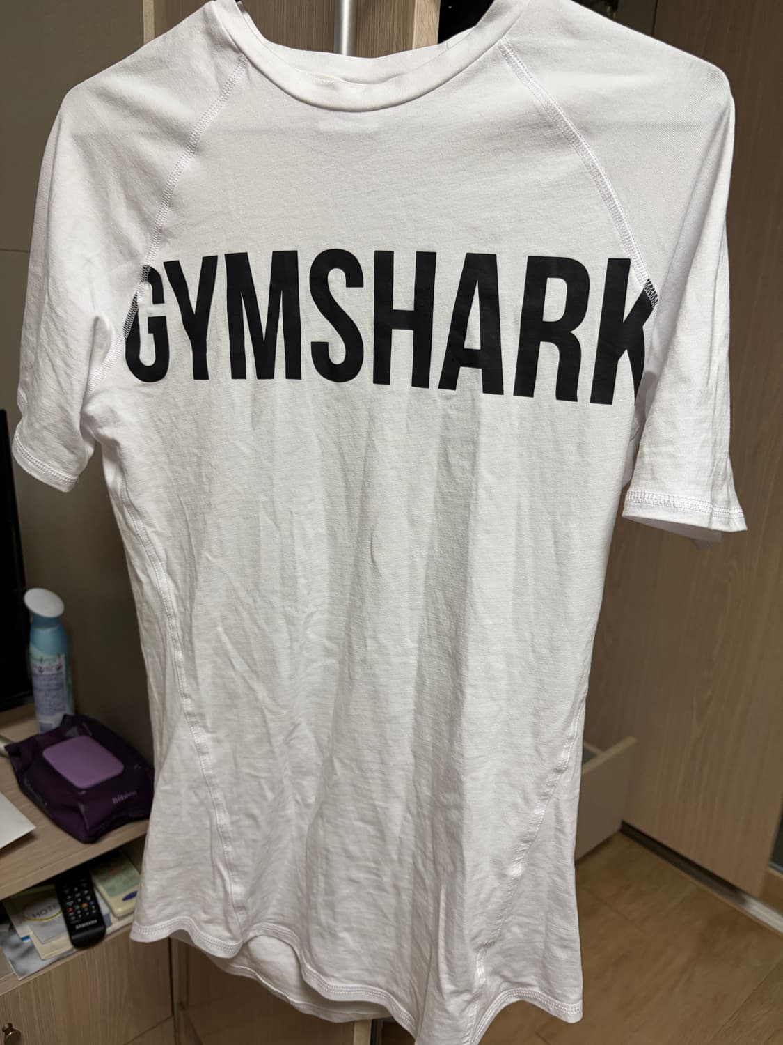 Gymshark 짐샤크 프라임 슬림핏 반팔 티셔츠 화이트 S 상품이미지1