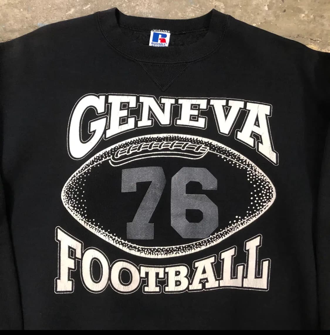 90‘s 러셀(L) made in usa 50/50 스웻 상품이미지2