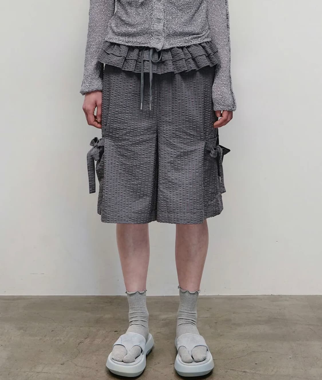 타입서비스 Ruffled Stripe Pocket Pants 상품이미지1