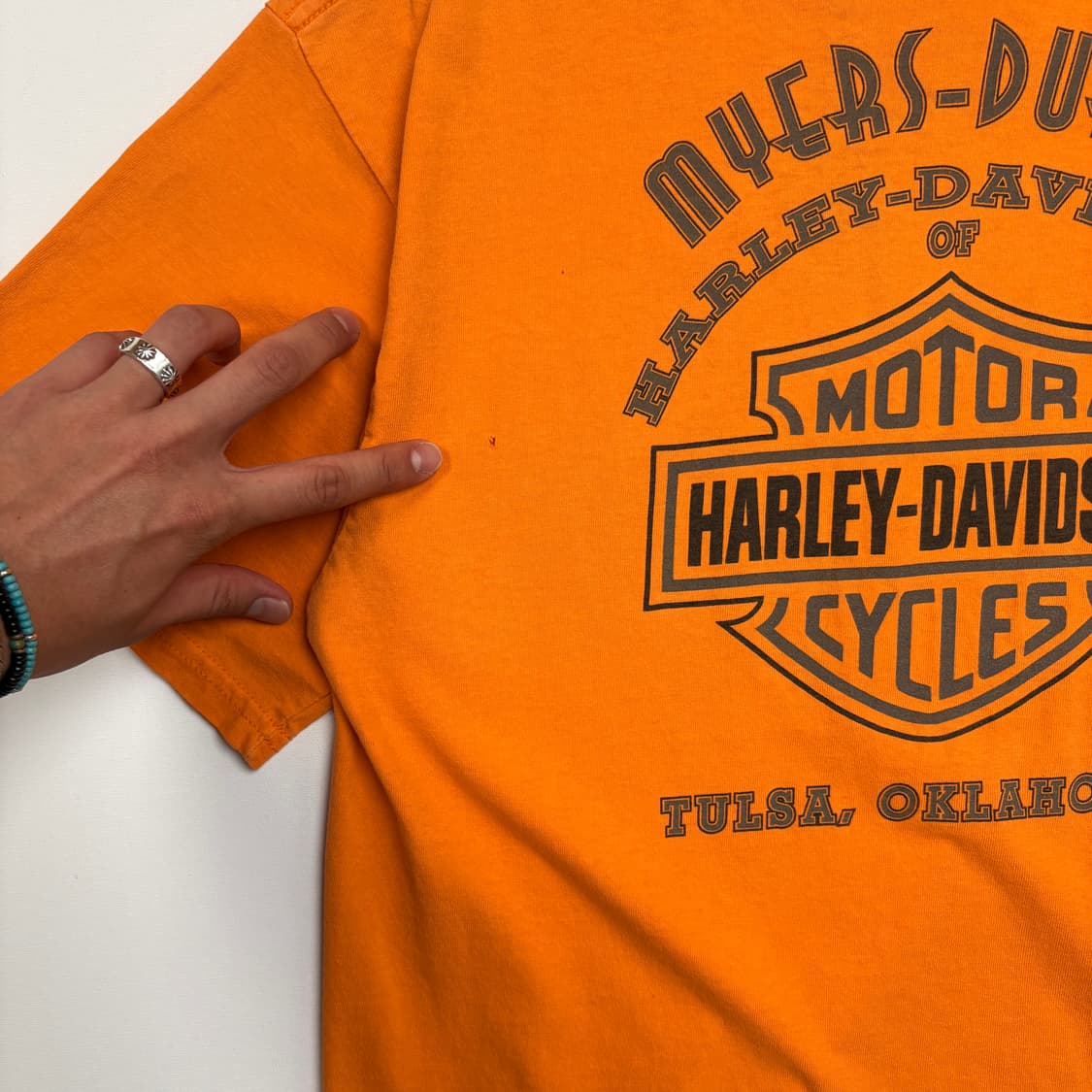 [L] 90s Harley-Davidson LOGO T-shirt 상품이미지7