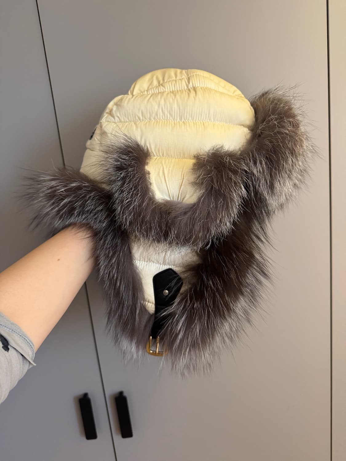 사바티에 sabatier 라쿤 털 방한모자 버킷햇 상품이미지3